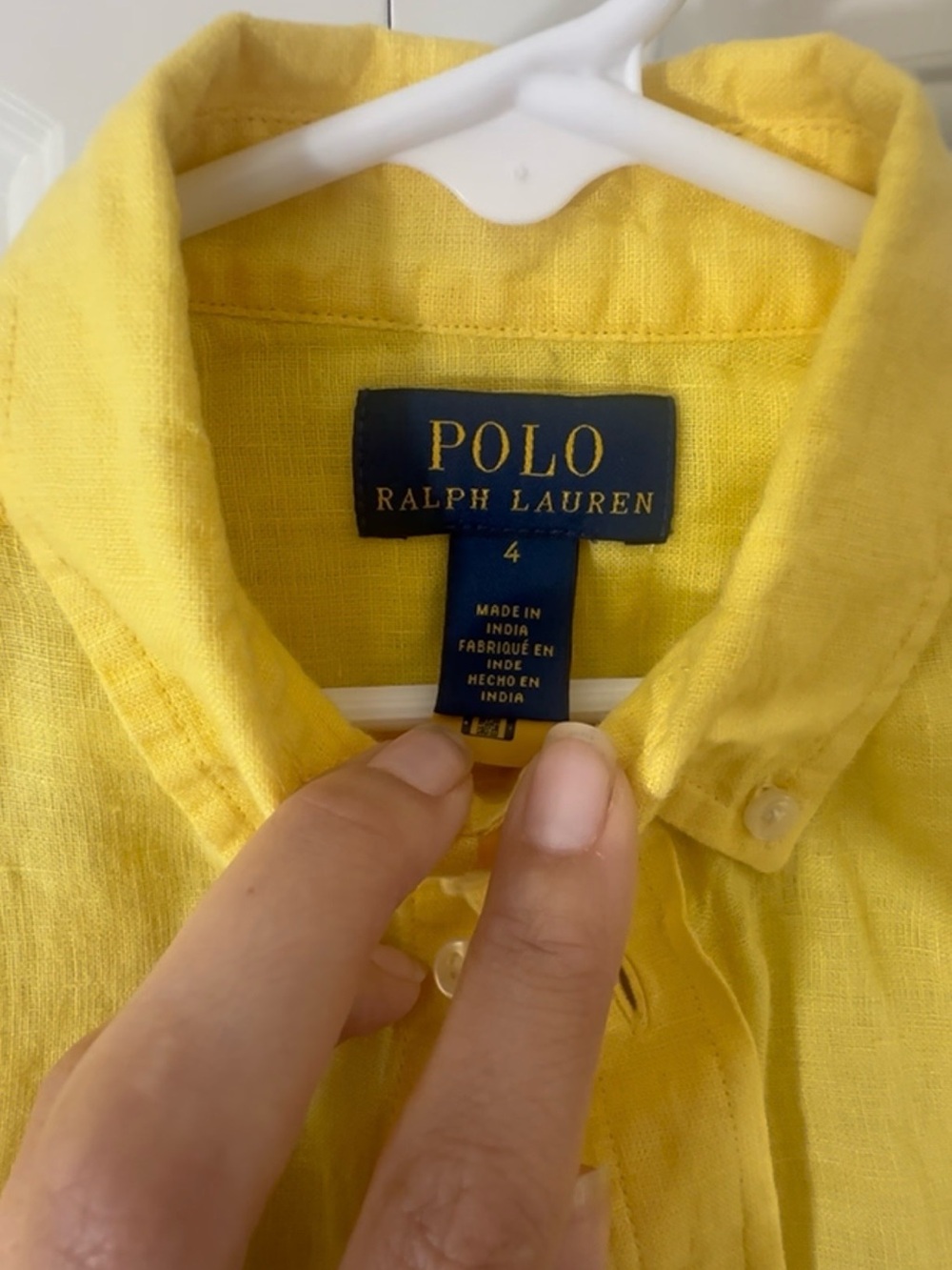 2 Linen Ralph Lauren button down shirts - Picture 3 of 4